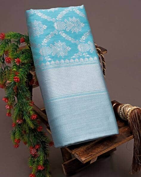 Banarasi Silk Saree with Zari Woven