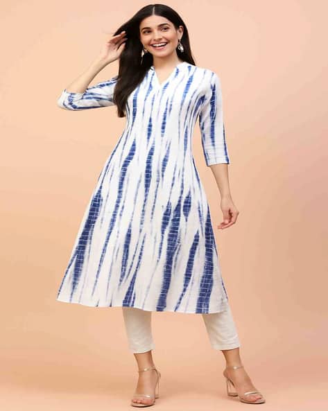 Women Tie & Dye A-Line Kurta