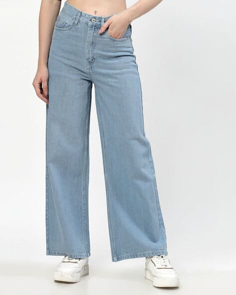 Women High Rise Bootcut Jeans