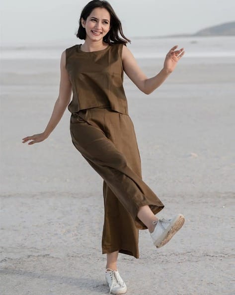 Women Top & Pants Co-Ord Set
