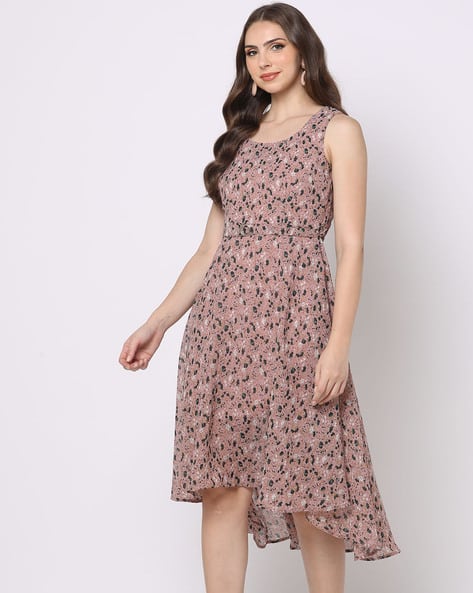 Floral Print Fit & Floral Dress