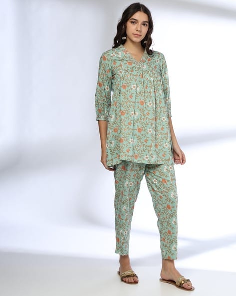 Women Brand Print Co-Ord Set