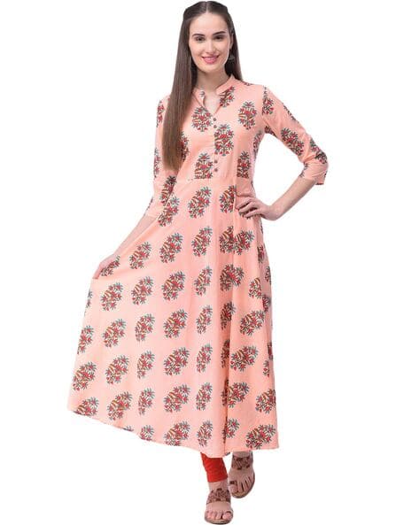 Floral Flared Kurta