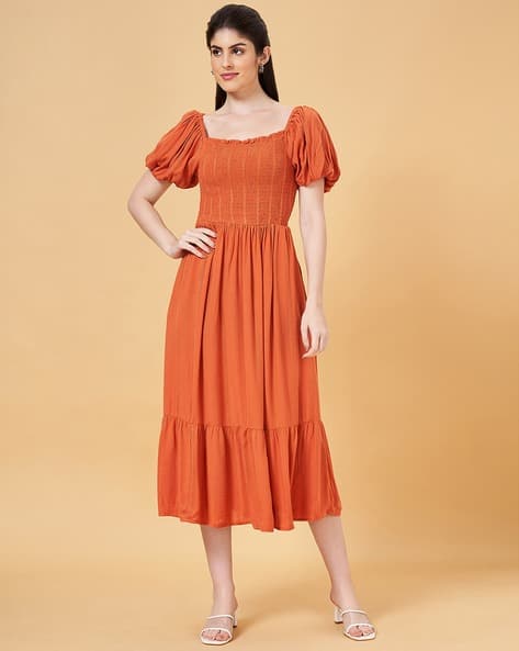 Women Viscose A-line Dress