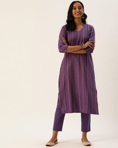 Women Printed Straight Kurta Set