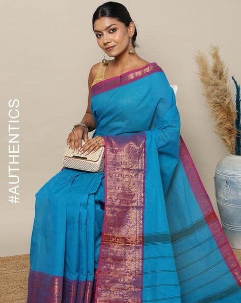 South Cotton Traditional Saree without Blouse