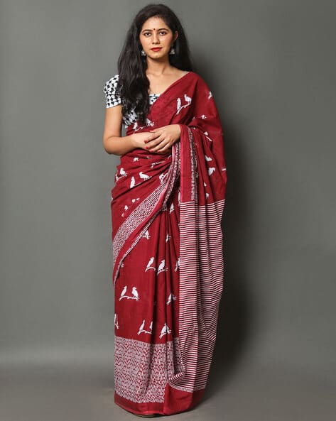 Traditional Printed Saree