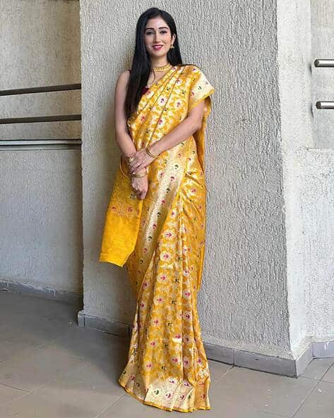 Women Banarasi Silk Kanjivaram Designer Saree