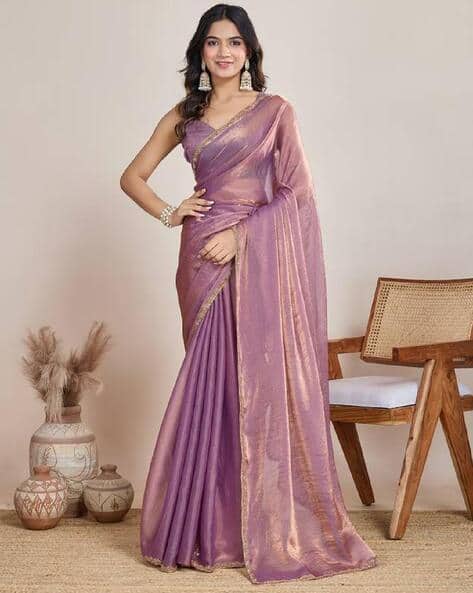 Women Lace Traditional Saree