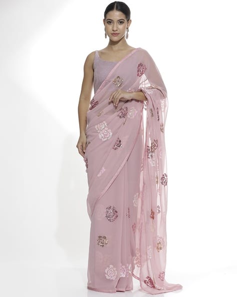 Women Embellished Pre-Stiched Saree