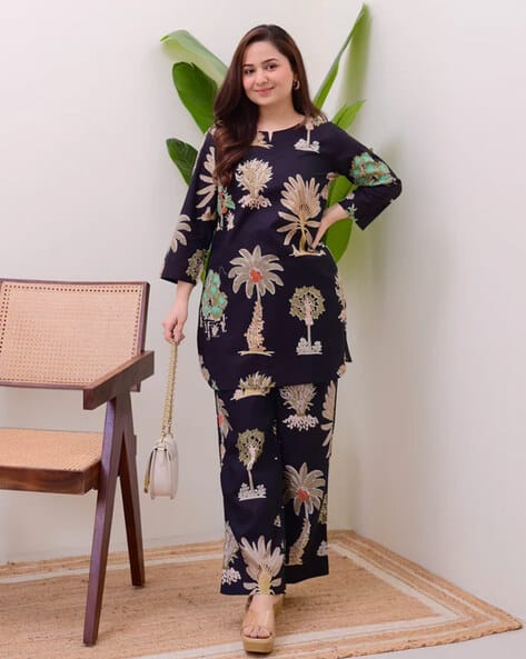 Women Raw Silk 2-Piece Sets