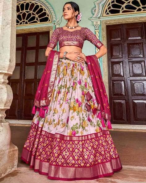 Women Lehenga Choli Set with Dupatta