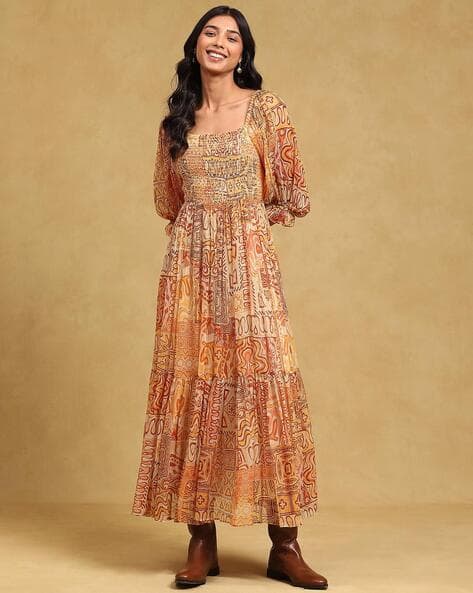 Printed Maxi Dress