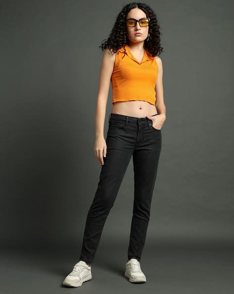 Women Mid-Rise 711 Skinny Jeans