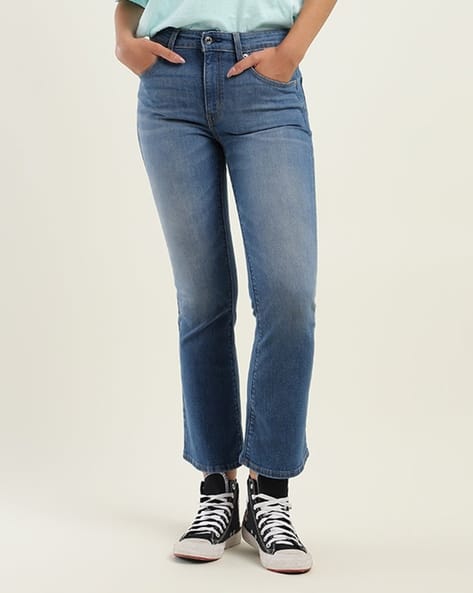 Women Lightly Washed 725 Slim Bootcut Jeans