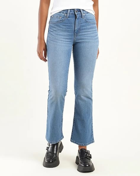 Women Mid-Wash Distressed Skinny Fit Jeans