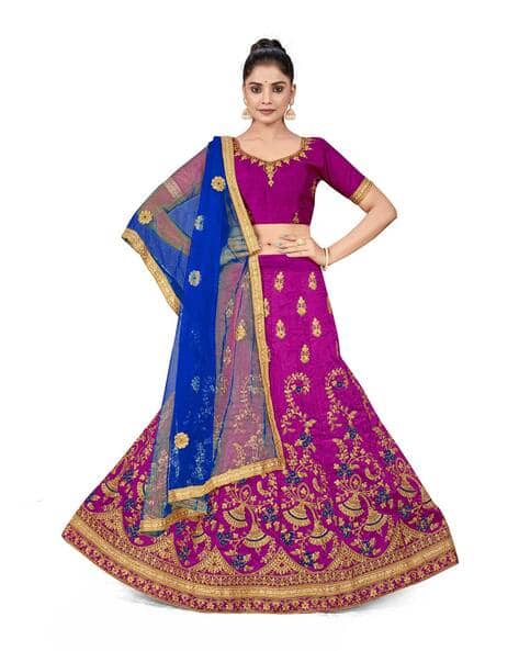 Embellished Kalidar Lehenga Choli Set
