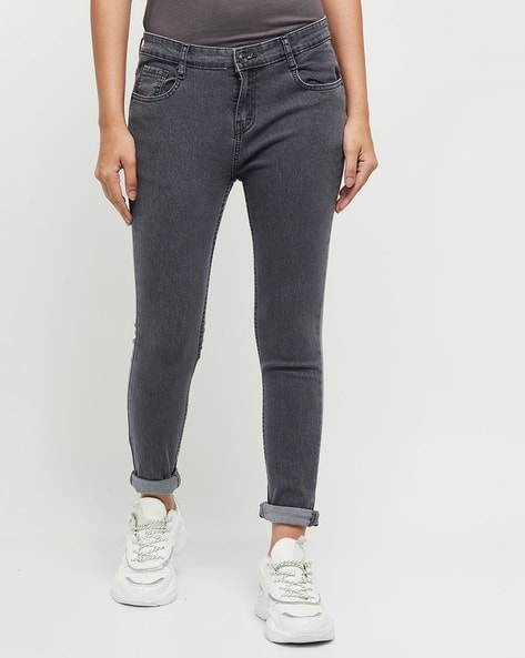 Women Lightly Washed Skinny Jeans