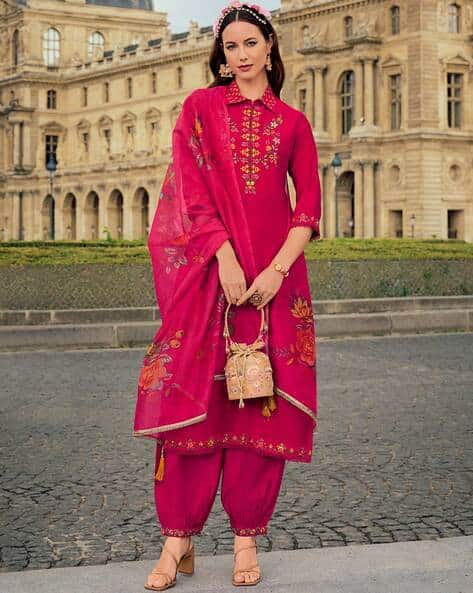 Floral Straight Kurta Set