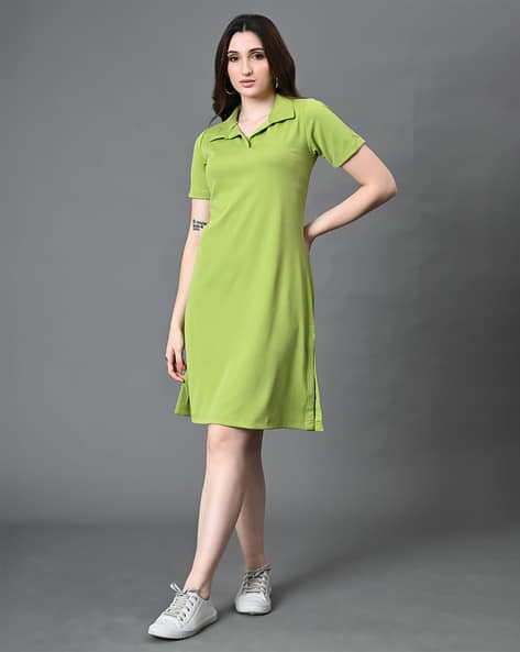 A-Line Dress with Side Slit
