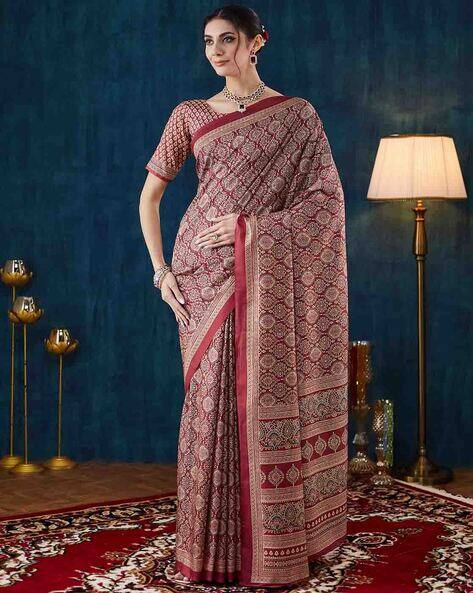 Women Crepe Printed Saree