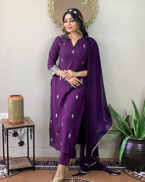 Women Straight Kurta Set