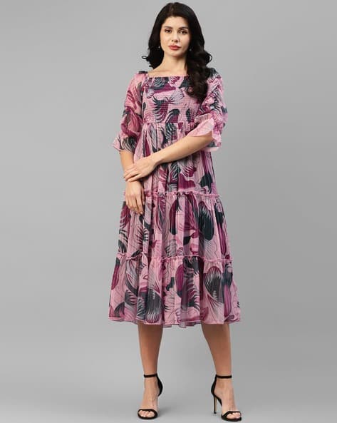 Women Indian Fit and Flare Dress