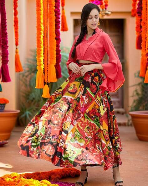 Printed Lehenga Choli Set