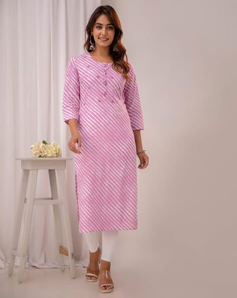 Printed Straight Kurta