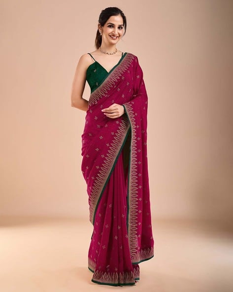 Women Embellished Saree