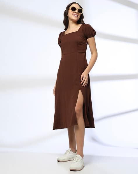 Women Smocked Back Shift Dress
