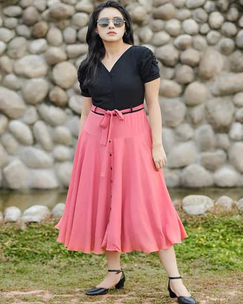Women Colourblock A-Line Dress