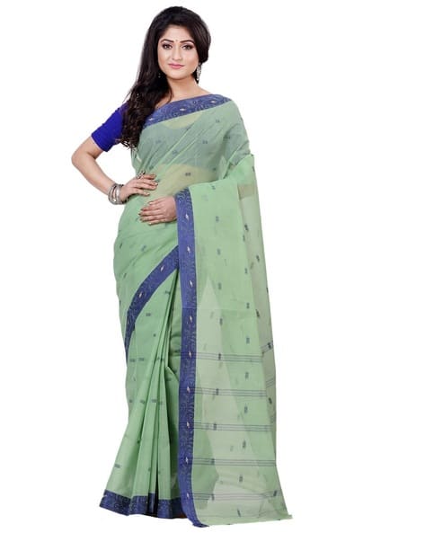 Women Self Design Cotton Traditional Saree