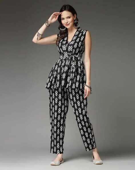 Women Checked 3-Piece Co-Ord Set
