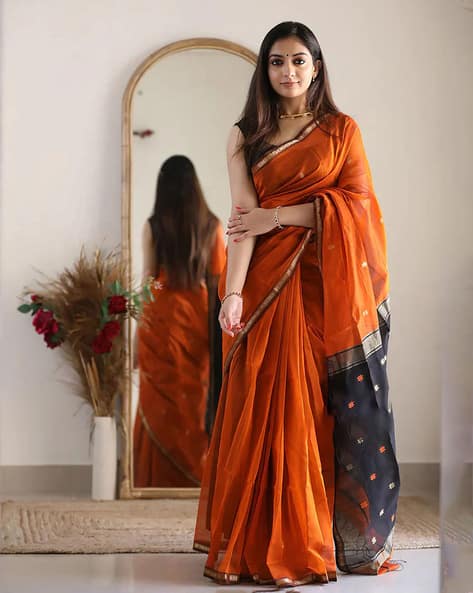 Women Designer Cotton Silk Saree