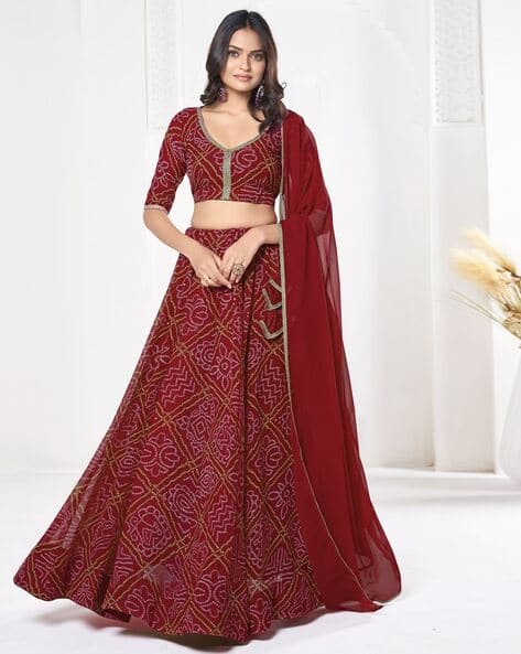 Women Lehenga Choli Set with Dupatta