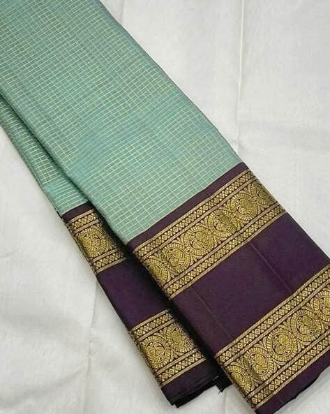 Women Woven Saree with Contrast Border