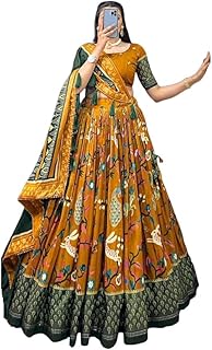 Women's Collection Dolla Silk Lehenga Choli Patola Print with Foil Work With Unstitched Blouse