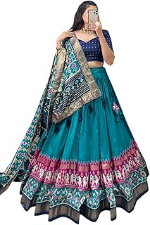 Firoji Patola Print Traditional Lehenga Choli