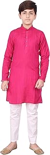 Pro-Ethic Style Developer Indian Cotton Kurta Set For Boys | Traditional Kids Ethnic Wear | Pack of 1 (, S-114)