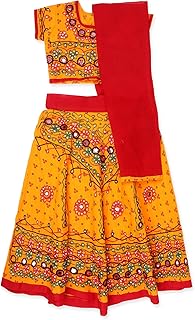 Girl's Cotton Lehenga Choli