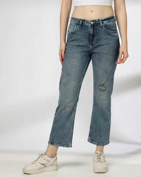 Women Wide-Leg High-Rise  Jeans