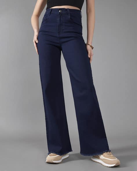Shein Full Length Distressed Boyfriend Jeans With Pockets