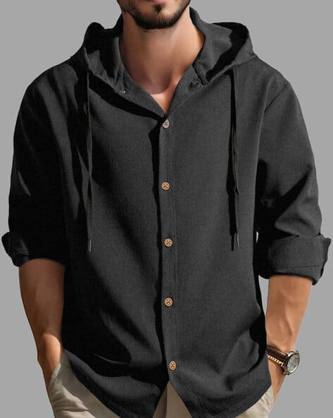 Shirt with Patch Pocket