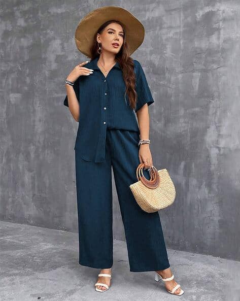 Women Cotton Shirt & Shorts