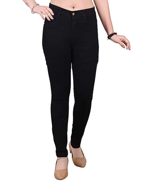 Women High-Rise Wide Leg Jeans with Frayed Hems