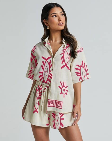 Women Floral Print 2-Piece Set