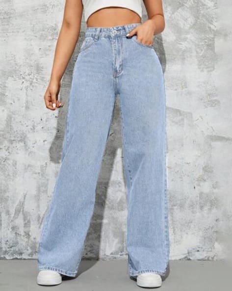 Shein Full Length Fixed Waist Cargo Style Jeans