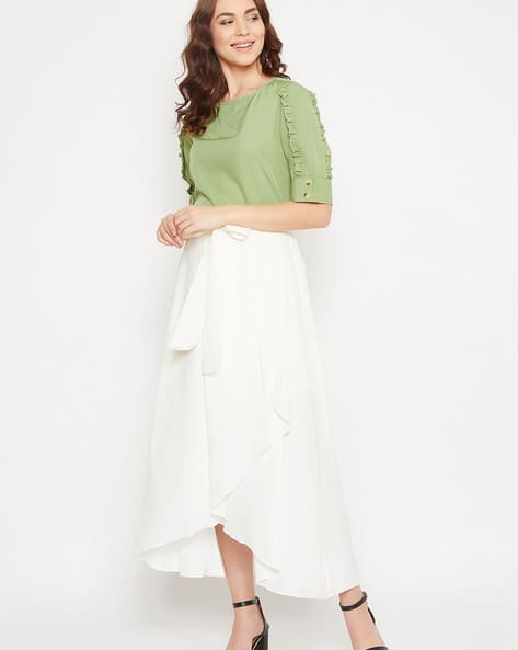 Shein Sleeveless Layered Top with Trousers