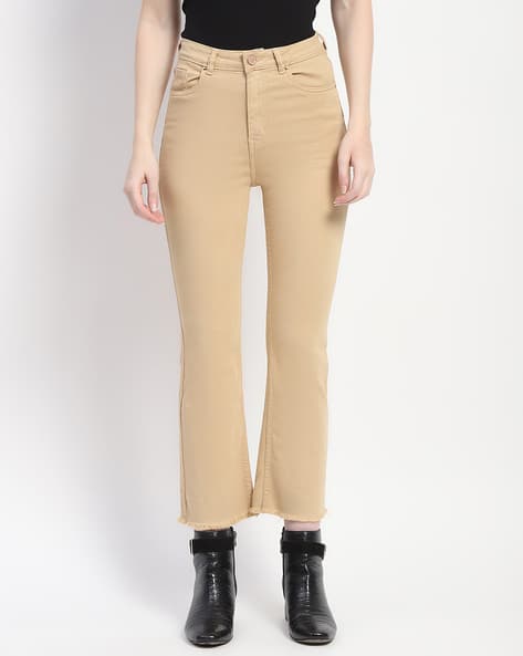 Women Light-Wash Relaxed Fit Jogger Jeans